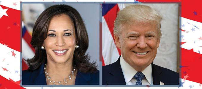 Image - Kamala Harris and Donald Trump