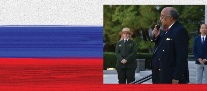 Image - the speaker and colors of the Russian flag