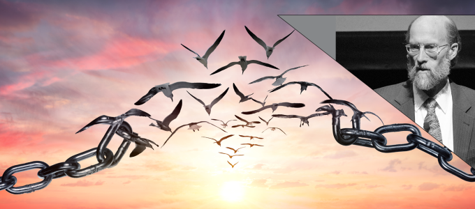 Image - chains, birds, the speaker