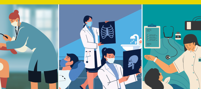 Image - doctors and nurses at work, illustration