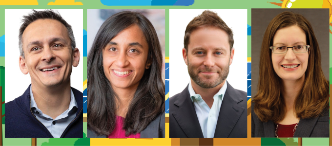 Image - the speakers and illustration of green energy types