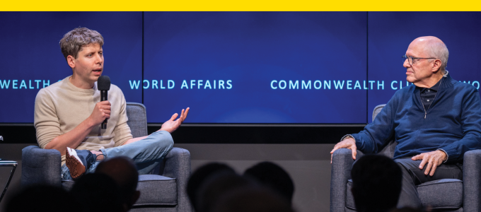 Image - Sam Altman and Craig Mundie