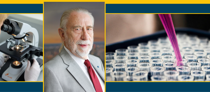 Image - George Lundgren and images from medical research