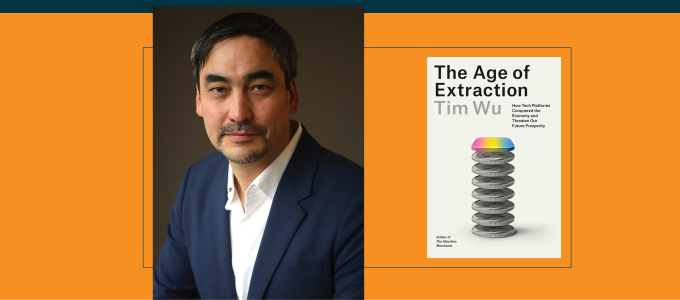 Image - Tim Wu and his book cover