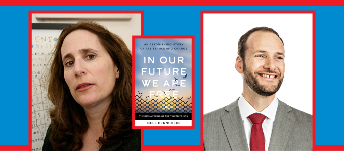 Image - the speakers and a book cover