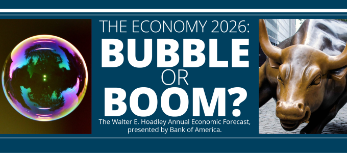 Image - a bubble, a bull, and the program title