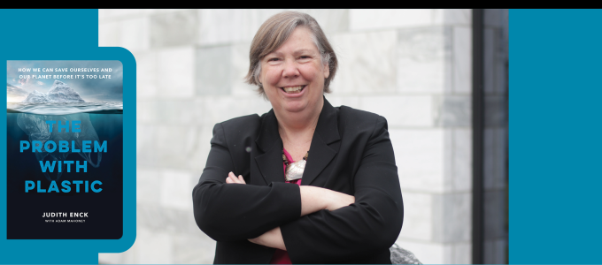 Image - the speaker and her book cover