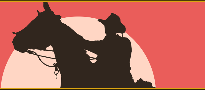 Image - illustration of cowboy on horse