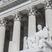 Kate Kendell and 'Pack the Courts' Image - US Supreme Court building