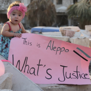 For Sama: A Young Mother's Tale of War Image - Young girl in Aleppo