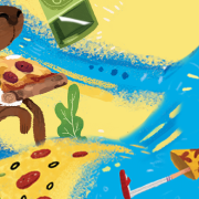 Every Night Is Pizza Night: J. Kenji López-Alt and Gianna Ruggiero Image - detail from book cover