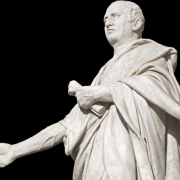The Founders' First Principles: Learning from the Greeks and Romans Image - statue of Cicero