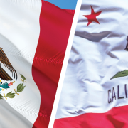 Innovative Connection: Mexico and Silicon Valley Image - Mexico and California flags
