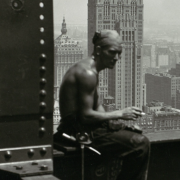 David Bodanis: The Power of Decency in a World Gone Mean Image - construction worker sitting on steel beam of Empire State Building