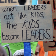 Image - signs at climate demonstration