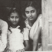 Amartya Sen: Home in the World Image - children at window, plus author photo