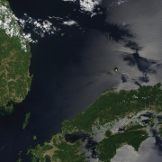 Image - NASA image of Korea and Japan