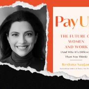 Reshma Saujani: Confronting the "Big Lie" of Corporate Feminism Image - Reshma Saujani and her book cover
