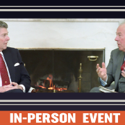 George P. Shultz, Exploring the Legacy of an Extraordinary American Statesman Image - Ronald Reagan and George Shultz