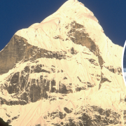 Sacred Mountains of the World Image - Edwin Bernbaum and a mountain