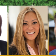 Image - the speakers and holiday decorations