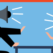 Image - illustration of two people yelling at each other