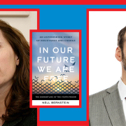 Image - the speakers and a book cover