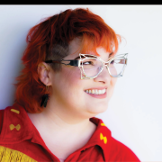 Image - the speaker and her book cover