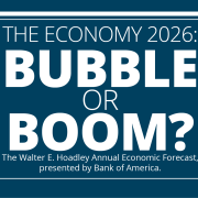 Image - a bubble, a bull, and the program title