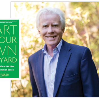 Start in Your Own Backyard Image - the speaker and his book cover