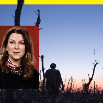 Image - scene from ‘2000 Meters to Andriivka’ and filmmakers