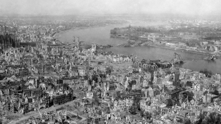 Image - the bombed landscape of Cologne, Germany