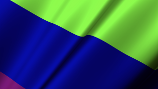 Image - detail of rainbow flag