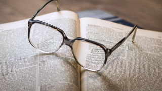 Image - book with glasses