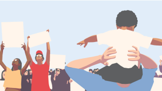 Image - Illustration of protestors