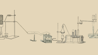 Image - drawing of chemistry equipment