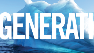 Image - the word regeneration before backdrop of iceberg and ocean