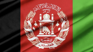 Image - detail of Afghan flag