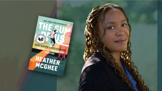 Image - Heather McGhee and cover of her book