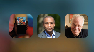 Image - Marc Lamont Hill and Todd Brewster and a smartphone