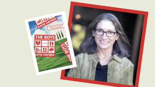 Image - Katie Hafner and book cover of &quot;The Boys&quot;
