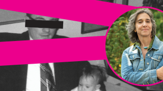 Image - Leslie Absher and detail from her book Spy Daughter, Queer Girl