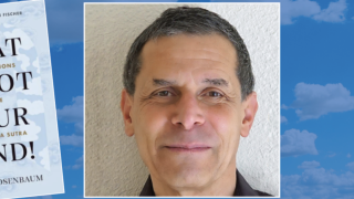 Image - Robert Rosenbaum and the cover of his book