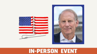 Image - Richard Haass photo and American flag