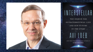 Image - Avi Loeb and his book cover