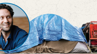 Image - Kevin Adler and tent