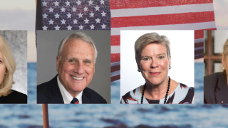 Image - speakers and American flag