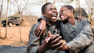Image - two people outdoors