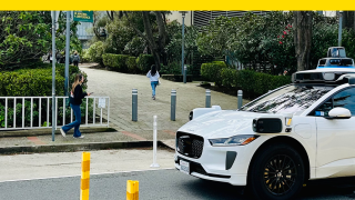 Image - self-driving car on San Francisco street