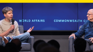 Image - Sam Altman and Craig Mundie